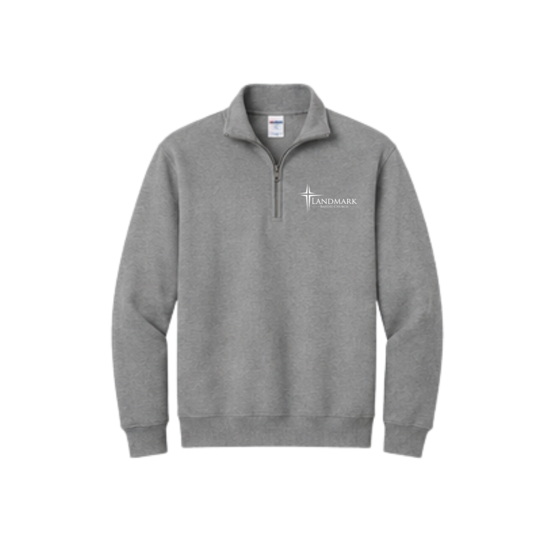 Landmark Adult Quarter Zip Left Chest Logo