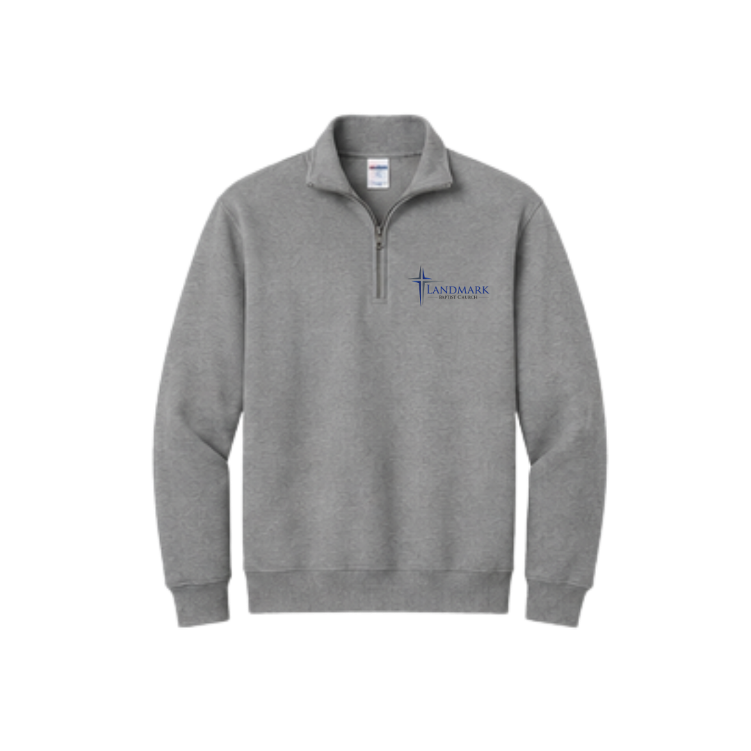 Landmark Adult Quarter Zip Left Chest Logo