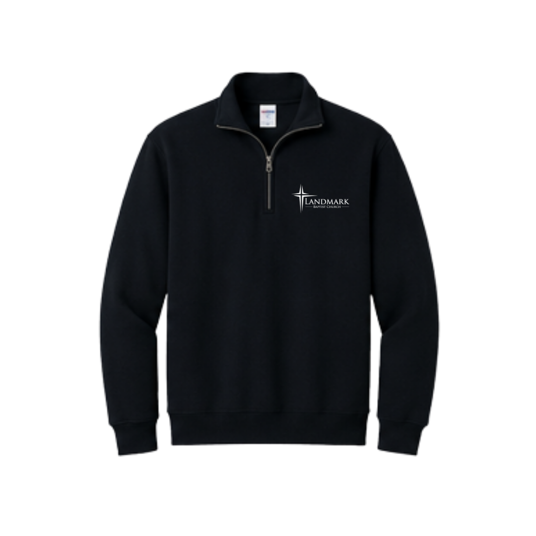 Landmark Adult Quarter Zip Left Chest Logo