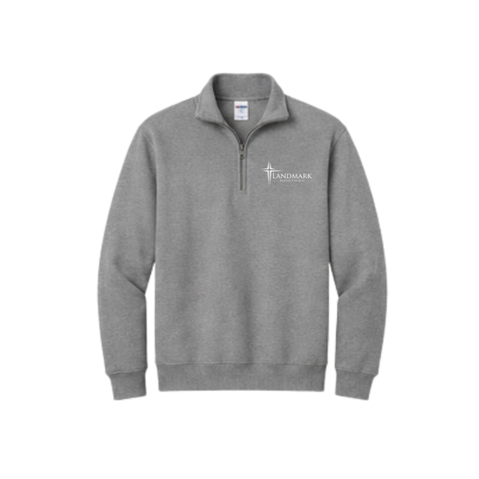 Landmark Adult Quarter Zip Left Chest Logo