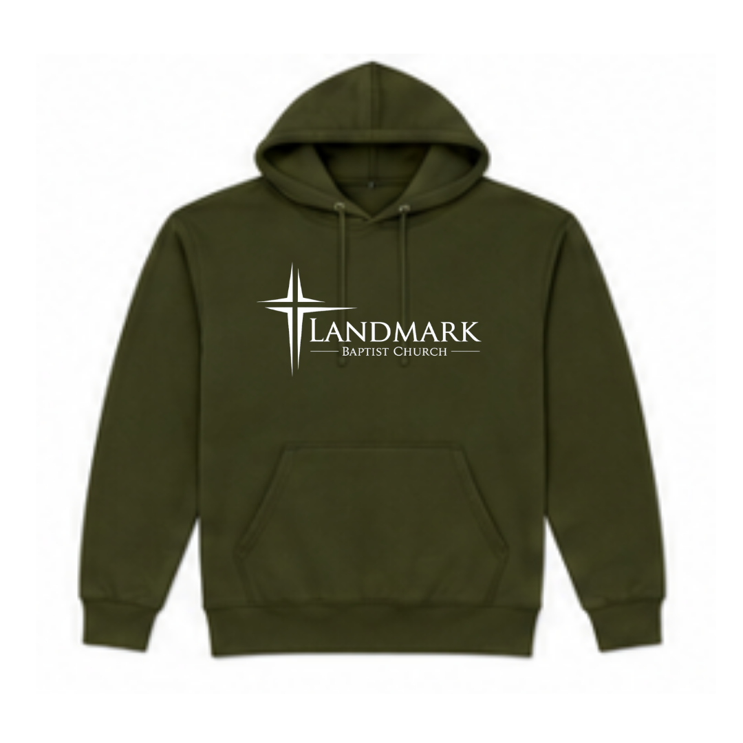 Landmark Logo Hoodie - White