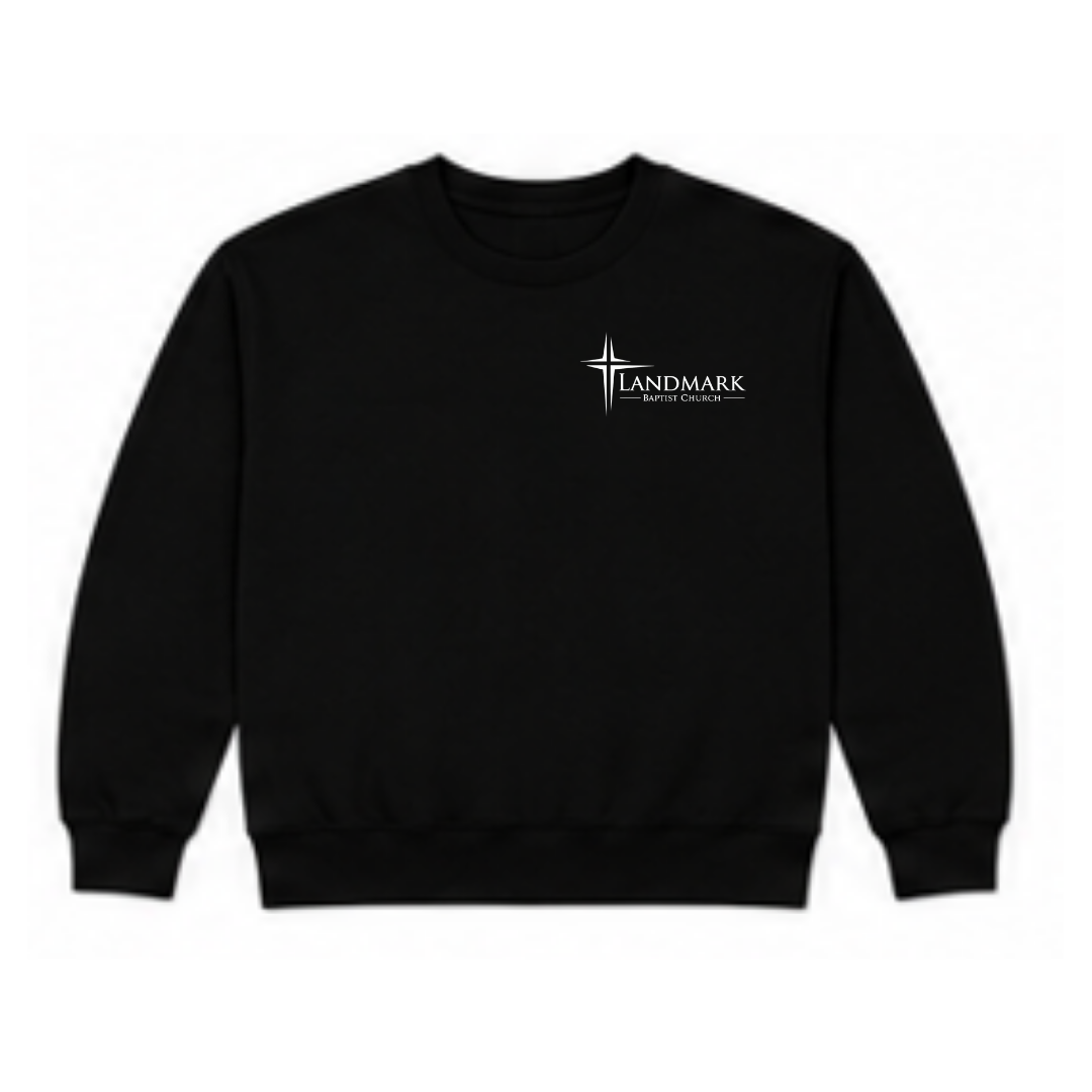 Landmark Left Chest Logo Sweatshirt - White