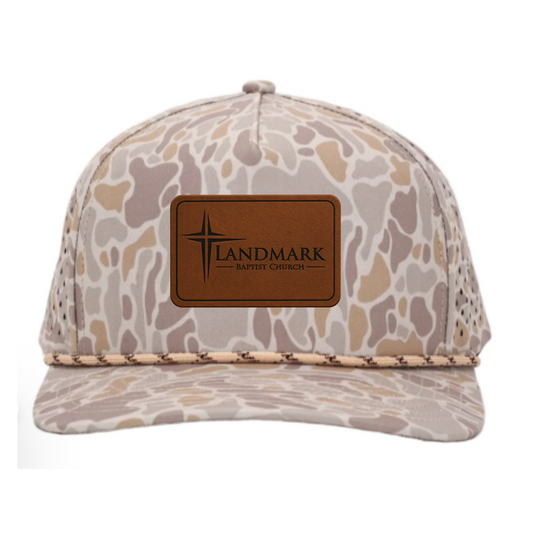 Landmark Logo Patch Hat - 5 Panel Rope