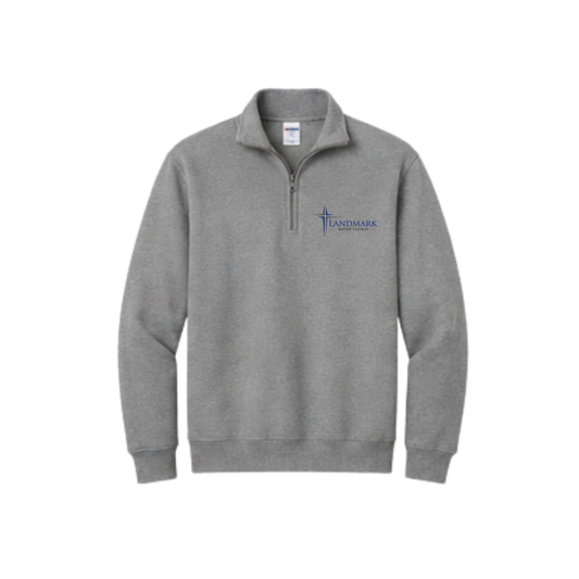 Landmark Adult Quarter Zip Left Chest Logo