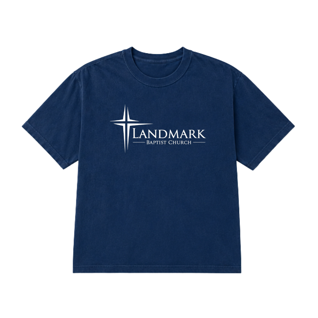 Landmark Short Sleeve Logo Shirt - White
