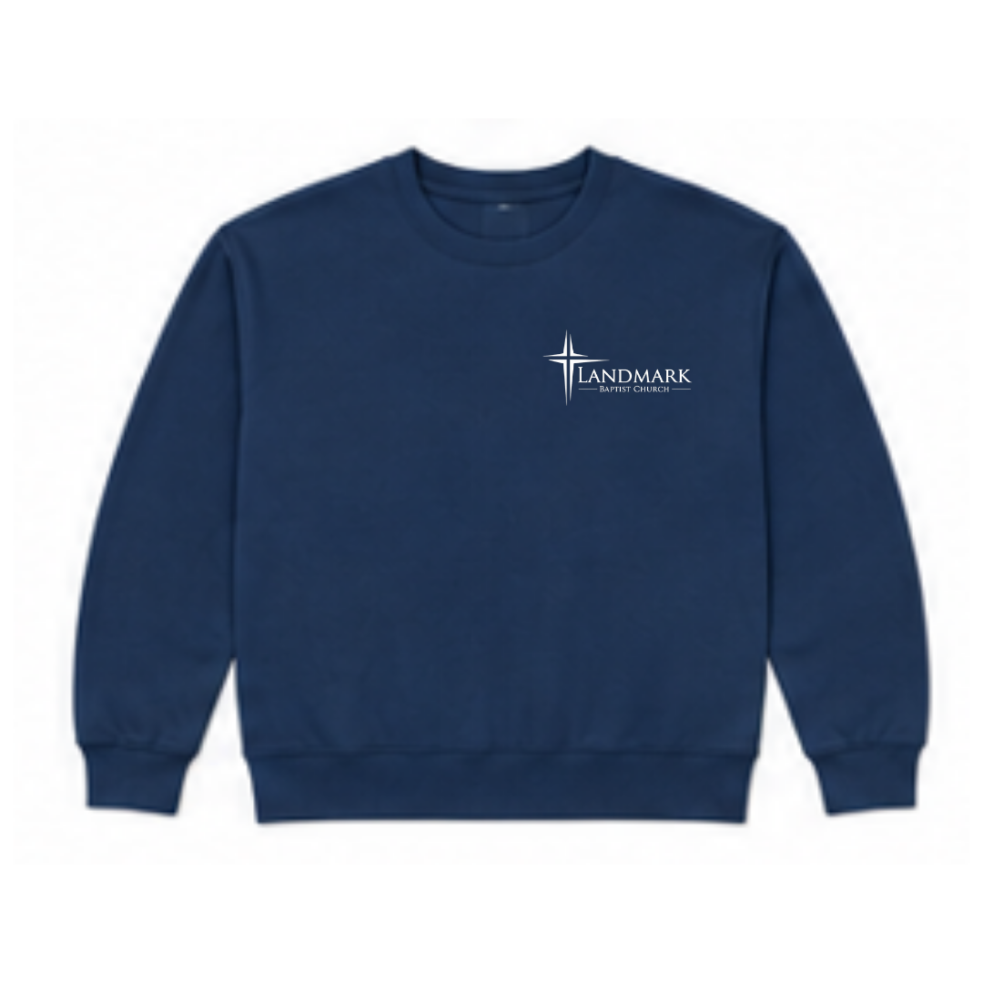 Landmark Left Chest Logo Sweatshirt - White