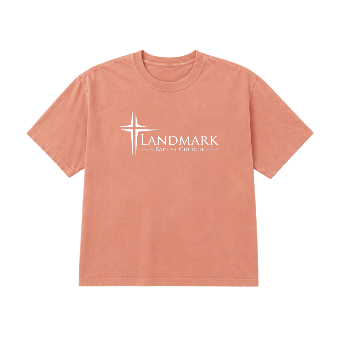 Landmark Short Sleeve Logo Shirt - White