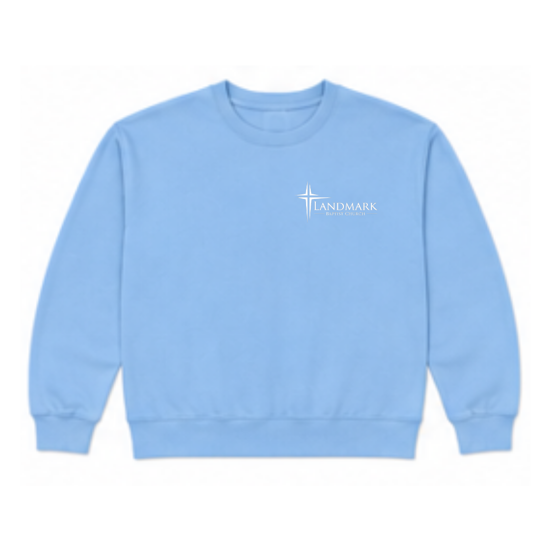Landmark Left Chest Logo Sweatshirt - White