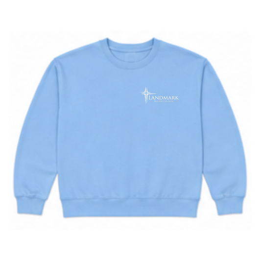 Landmark Left Chest Logo Sweatshirt - White