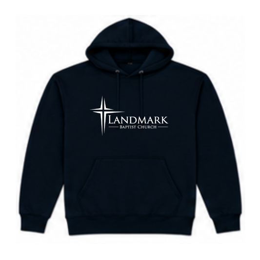 Landmark Logo Hoodie - White