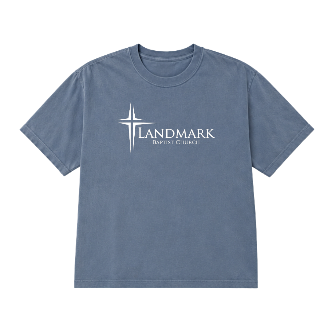 Landmark Short Sleeve Logo Shirt - White